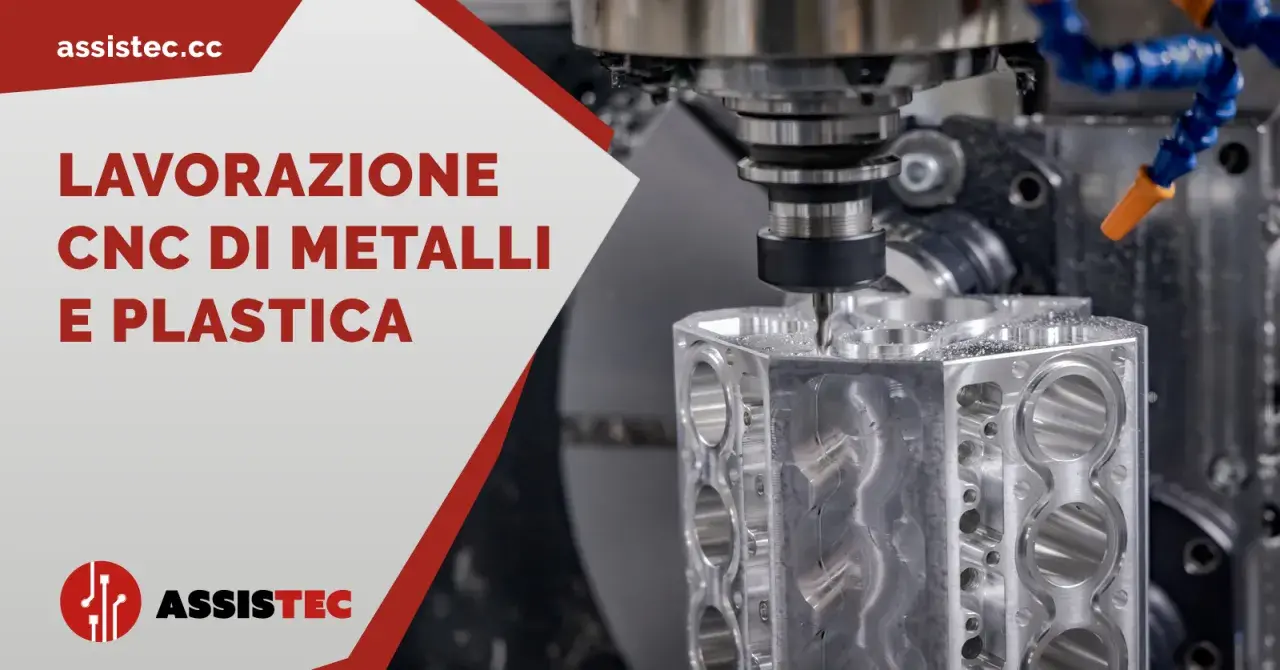 Lavorazione metalli e plastica con macchine CNC. Il cnc significato è controllo numerico computerizzato, per precisione e automazione.