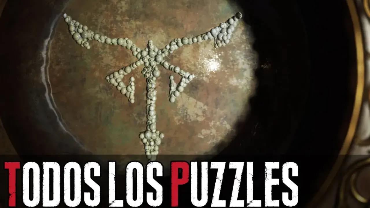 Símbolo del reloj de Resident Evil 4 Remake, parte de un puzzle.