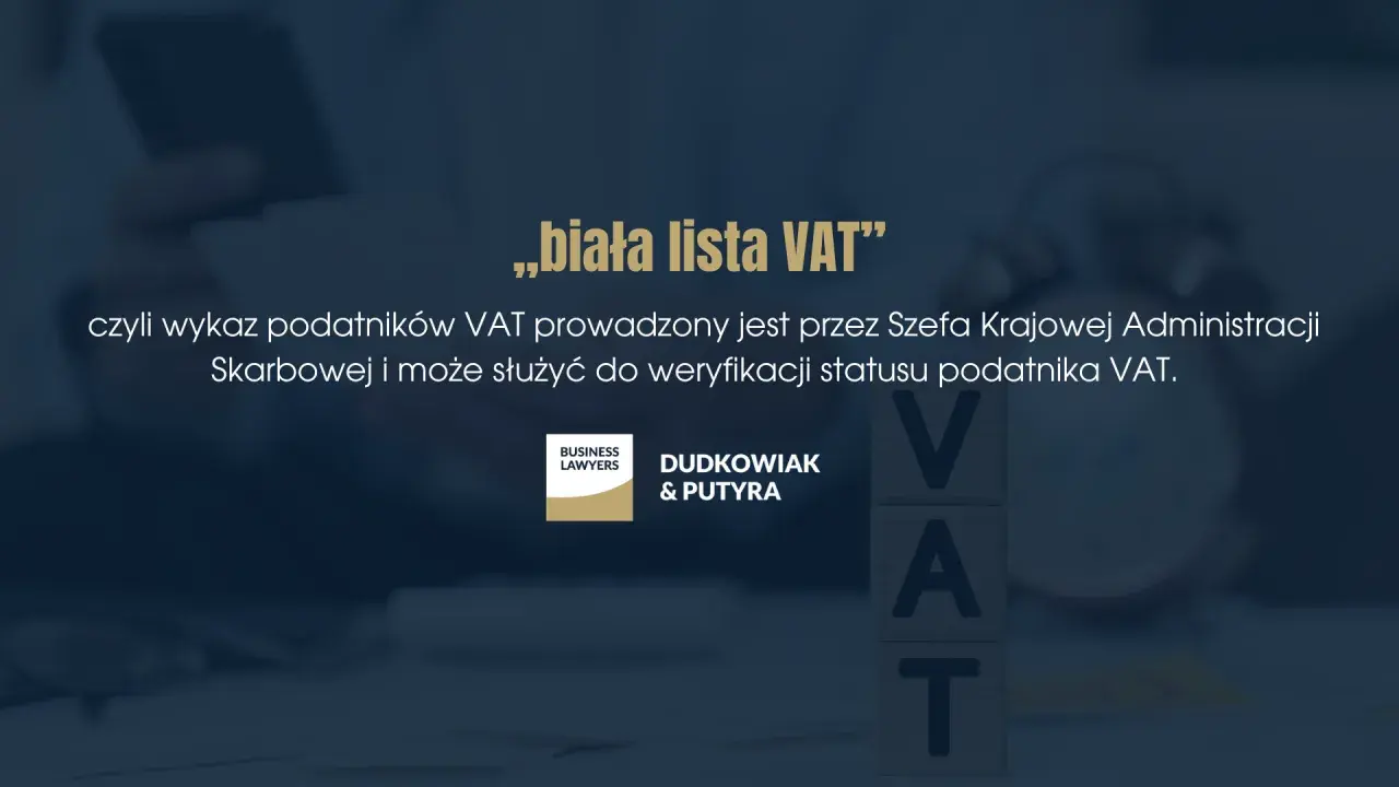 Weryfikacja firmy po NIPie dzięki białej liście VAT. Wykaz podatników prowadzony przez Szefa KAS.