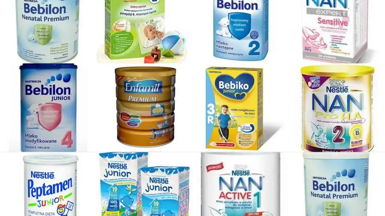 Ranking mlek modyfikowanych: Bebilon Nenatal Premium, Bebiko HA 2, Bebilon Junior, Enfamil Premium, NAN EXPERT Sensitive, NAN ProHA 2, NAN ACTIVE 1.