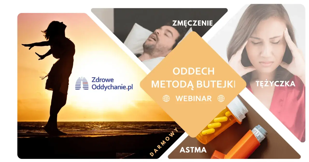 Webinar "Oddech metodą Buteyki" dla osób zmagających się ze zmęczeniem, dusznościami i astmą.