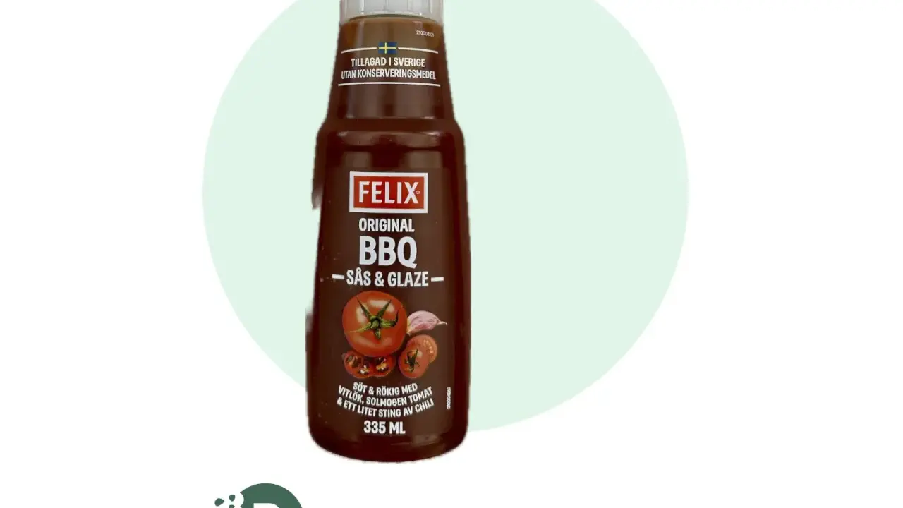 Felix Original BBQ sås & glaze, tillagad i Sverige. Söt och rökig med vitlök, solmogen tomat och ett litet sting av chili.