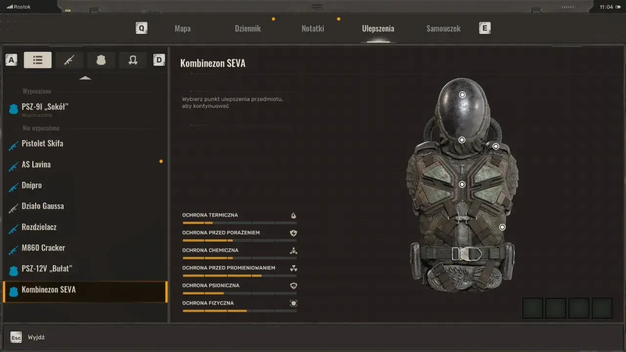 Kombinezon SEVA w grze STALKER 2, dostępny przez Game Pass, oferuje ochronę termiczną, chemiczną i fizyczną.