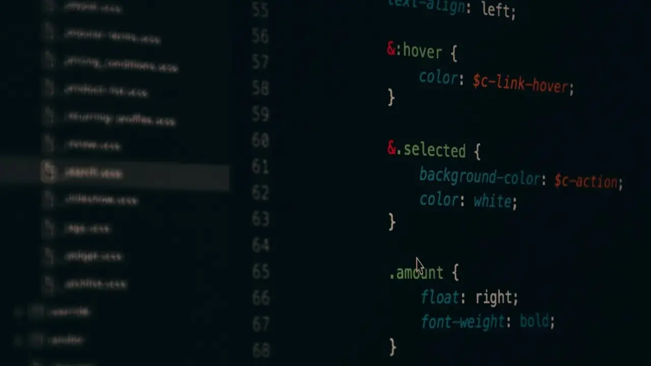 Fragment kodu CSS, gdzie widać selektory, właściwości i wartości. Prawdopodobnie jest to część projektu, która zawiera nieużywany, czyli dead code.
