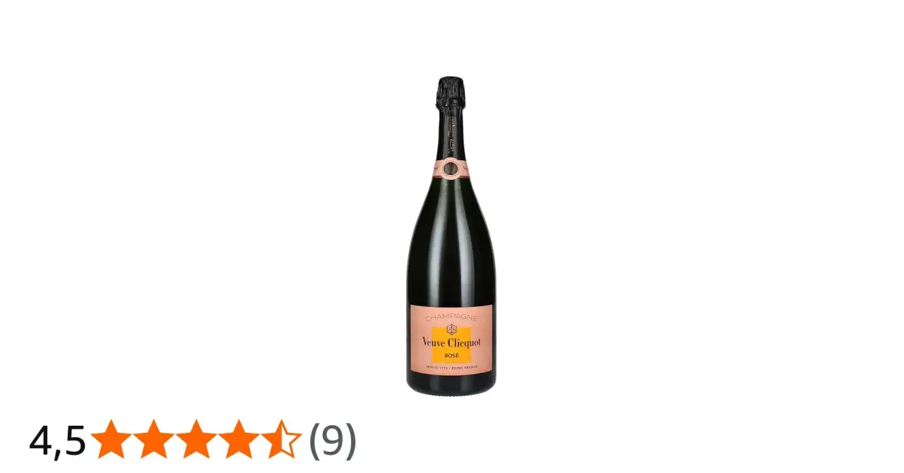 Veuve Clicquot Rosé Vintage 2012 Champagnerflasche, hoch bewertet.