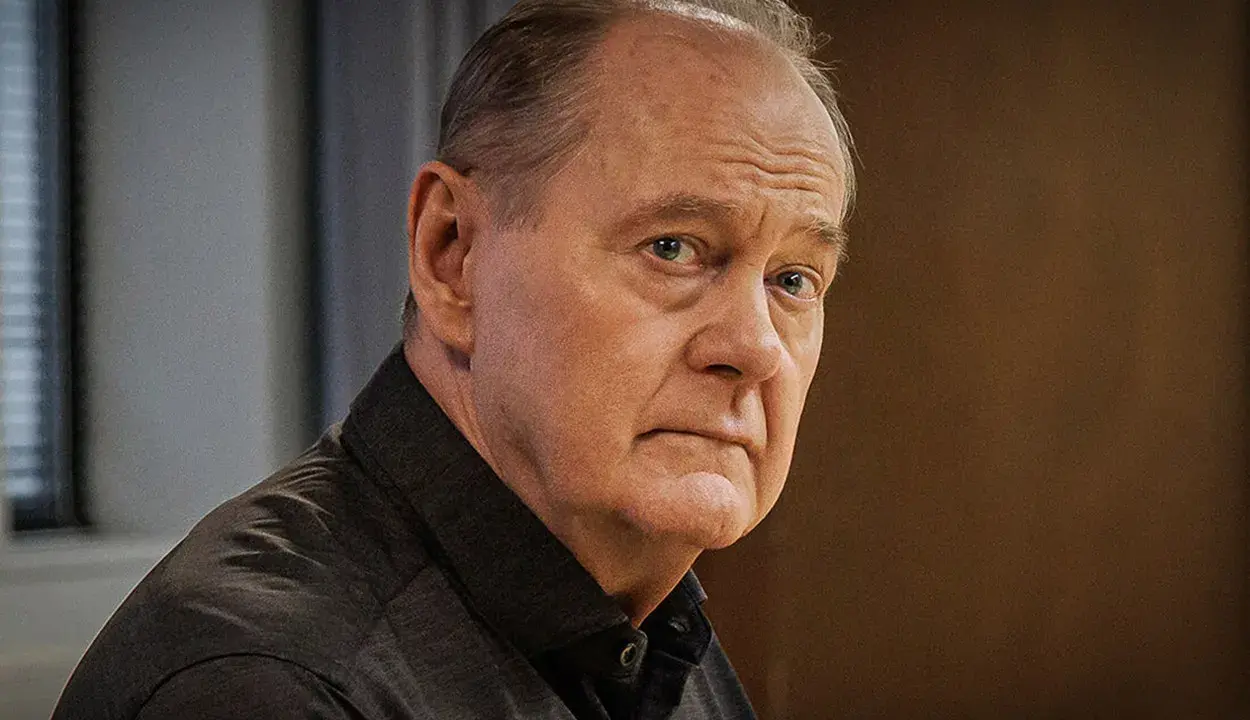 Peter Haber, känd från filmer och tv-program, med en intensiv blick.