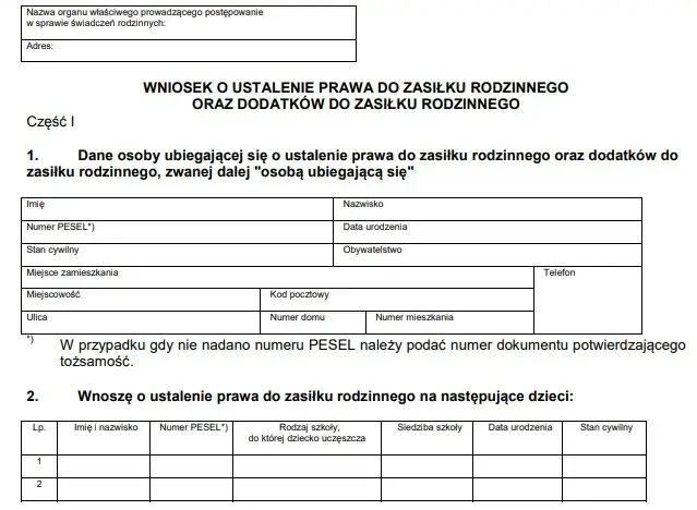 Zasiłek rodzinny: Oświadczenie krok po kroku uniknij błędów!