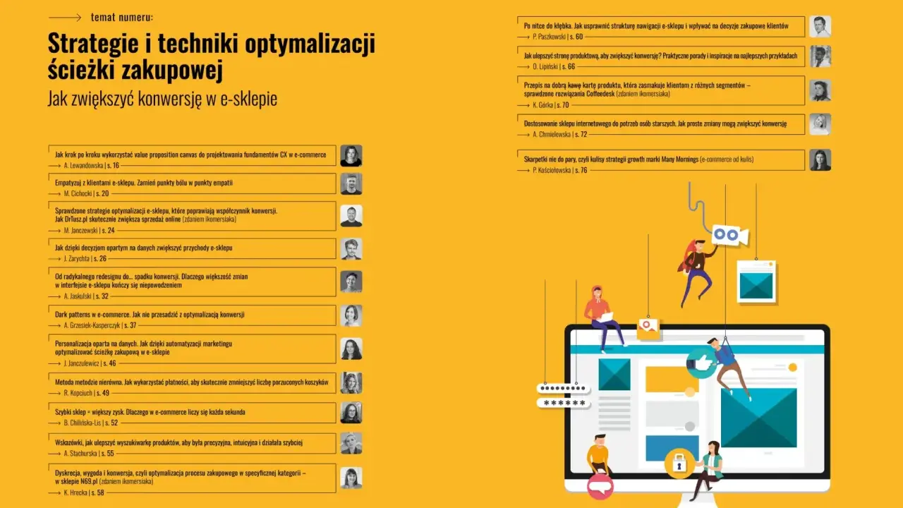 Strategie i techniki optymalizacji ścieżki zakupowej w e-sklepie. Artykuły o tym, jak zwiększyć konwersję i usprawnić proces zakupowy.