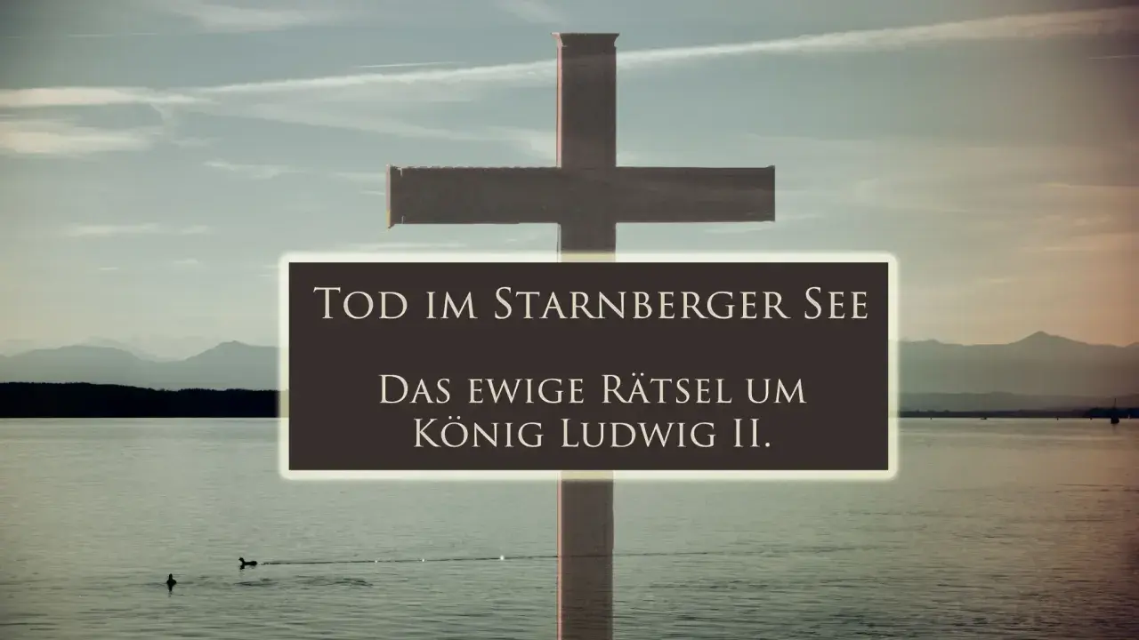 Kreuz am Starnberger See, wo der Tod von König Ludwig II. ein ewiges Rätsel bleibt.