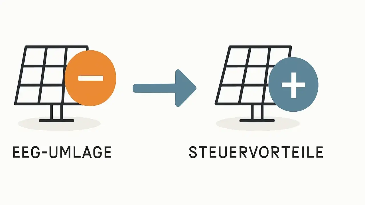 Von EEG-Umlage zu Steuervorteilen: Solaranlagen werden attraktiver.
