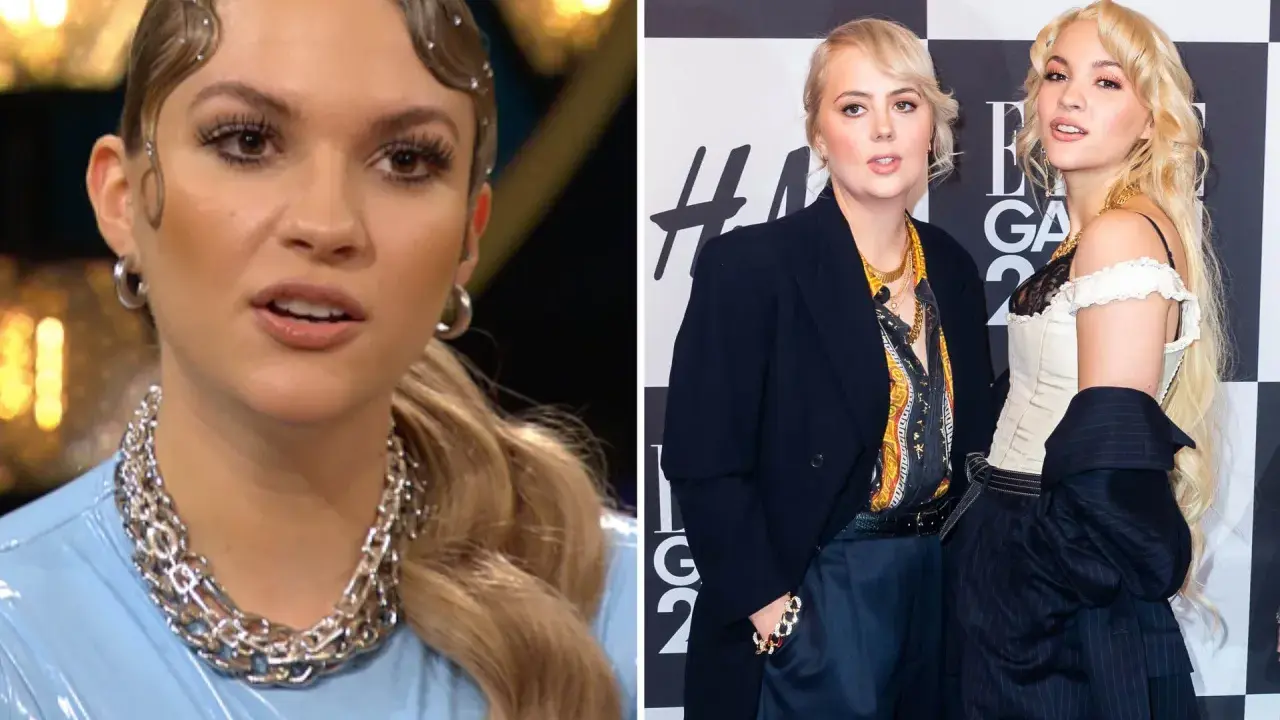 Tove Styrke och hennes partner på röda mattan.