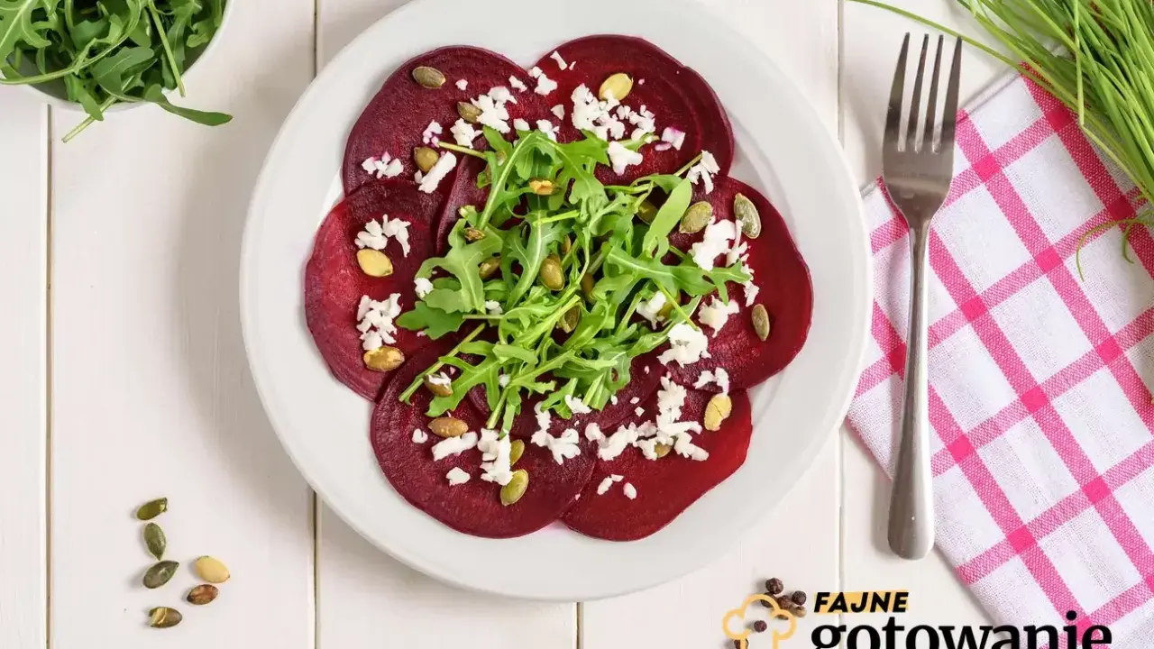 Carpaccio z buraka i koziego sera: Sekrety idealnej przystawki w 15 min