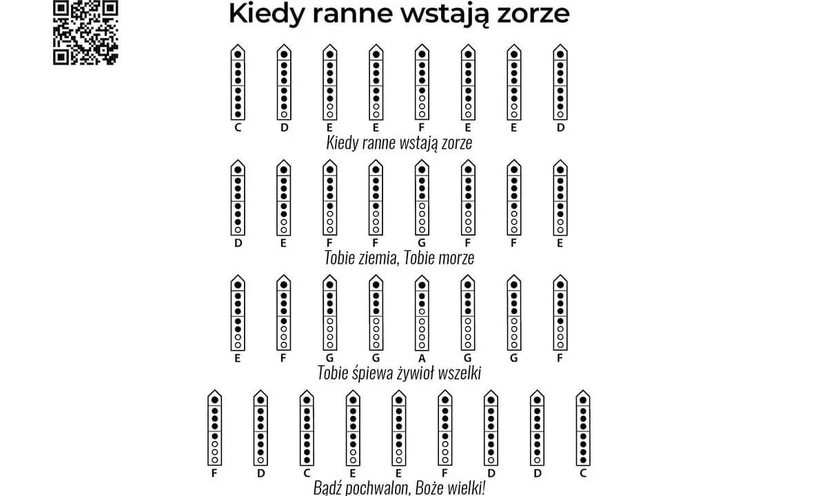 Kiedy ranne wstają zorze nuty: Zagraj na piano, gitarze, organach!