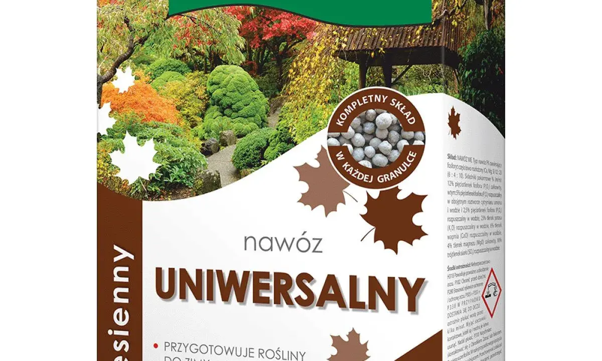 Jesienny nawóz uniwersalny – idealny, gdy zastanawiasz się, jaki nawóz na jesień pod warzywa wybrać. Przygotowuje rośliny do zimy.