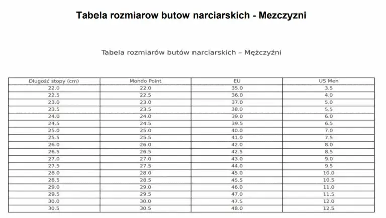 Rozmiar buta narciarskiego 24 Mondopoint: EU 38? Idealne dopasowanie