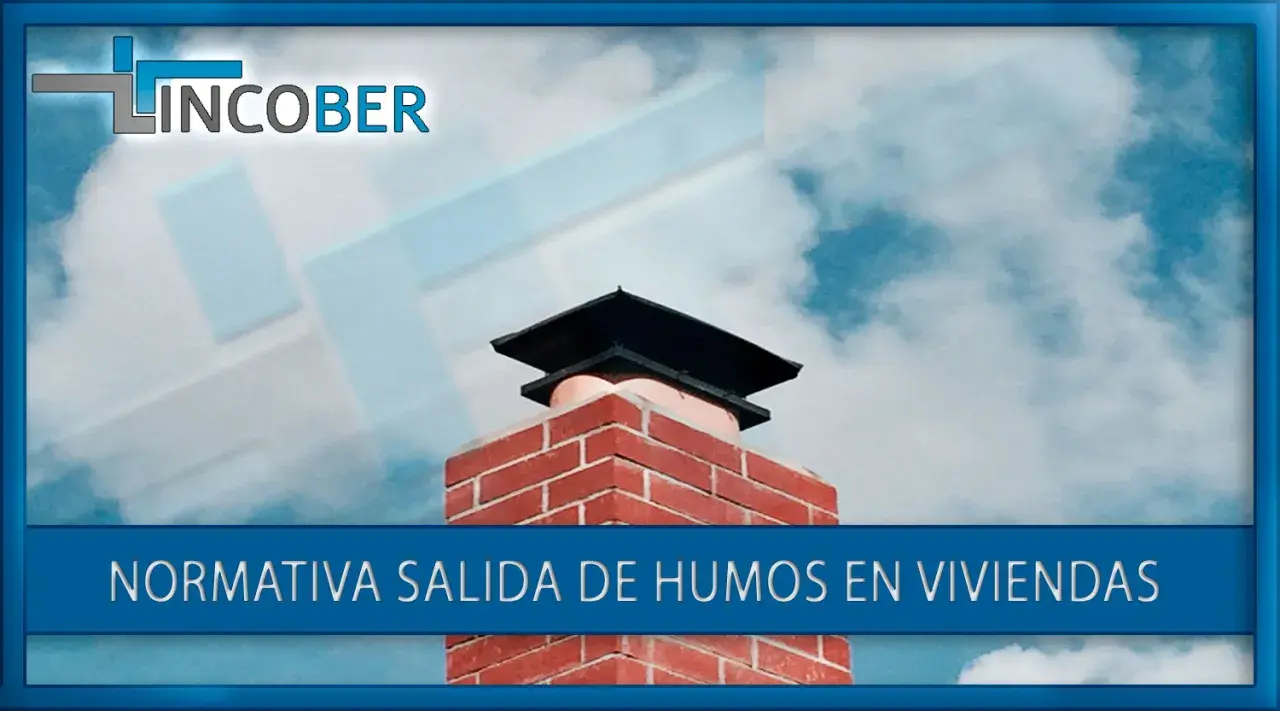 Instalación de tubo de chimenea por pared. Normativa de salida de humos en viviendas.