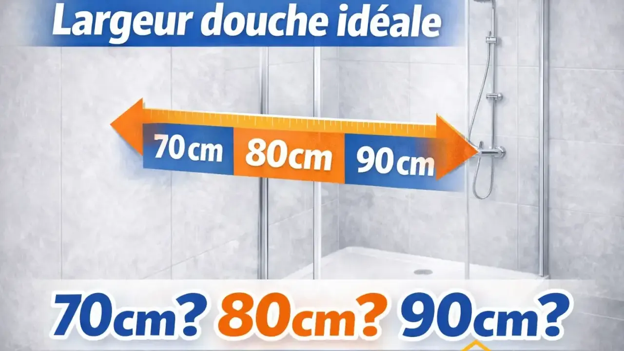 Largeur douche idéale : 70cm, 80cm, 90cm ? Découvrez la dimension parfaite pour votre douche italienne.