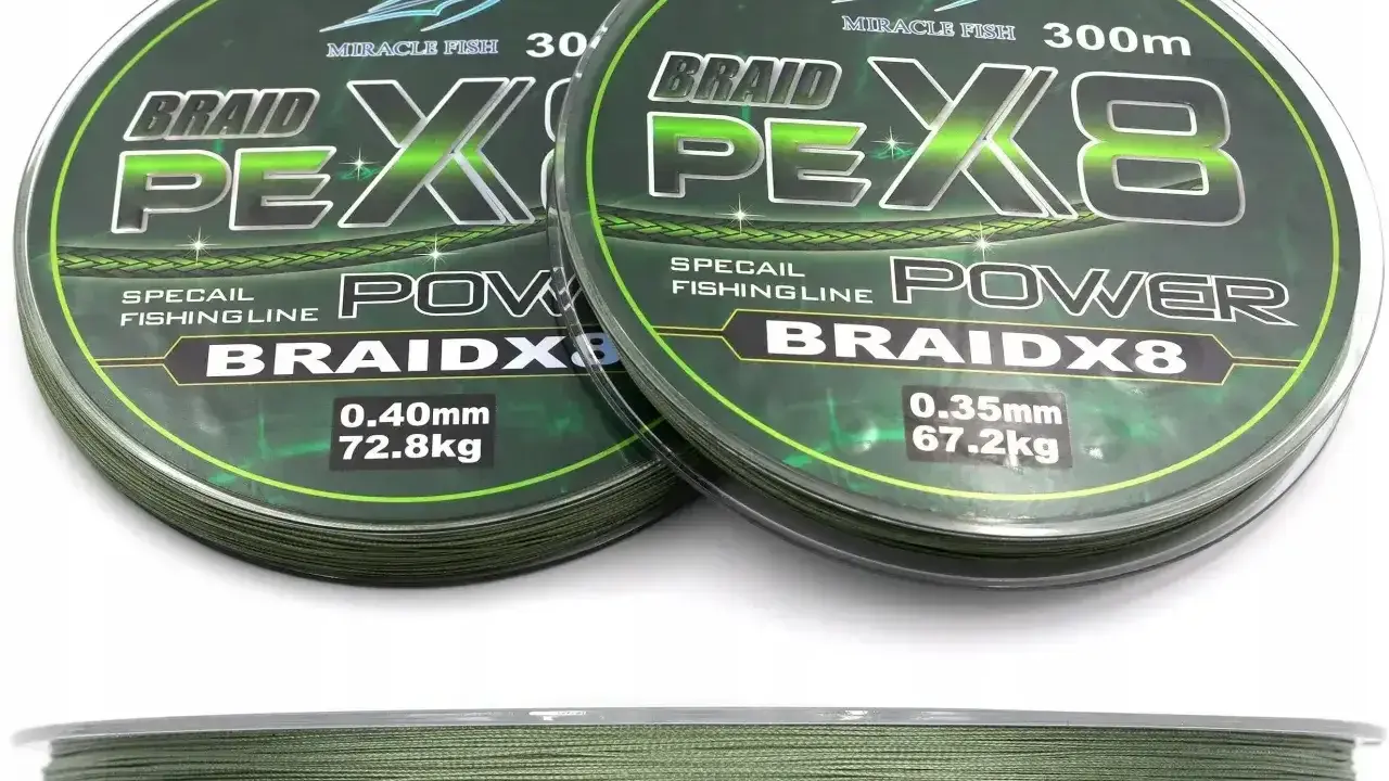 Plecionka na szczupaka: 0.35mm (67.2kg) i 0.40mm (72.8kg). Idealna do połowu dużych ryb.