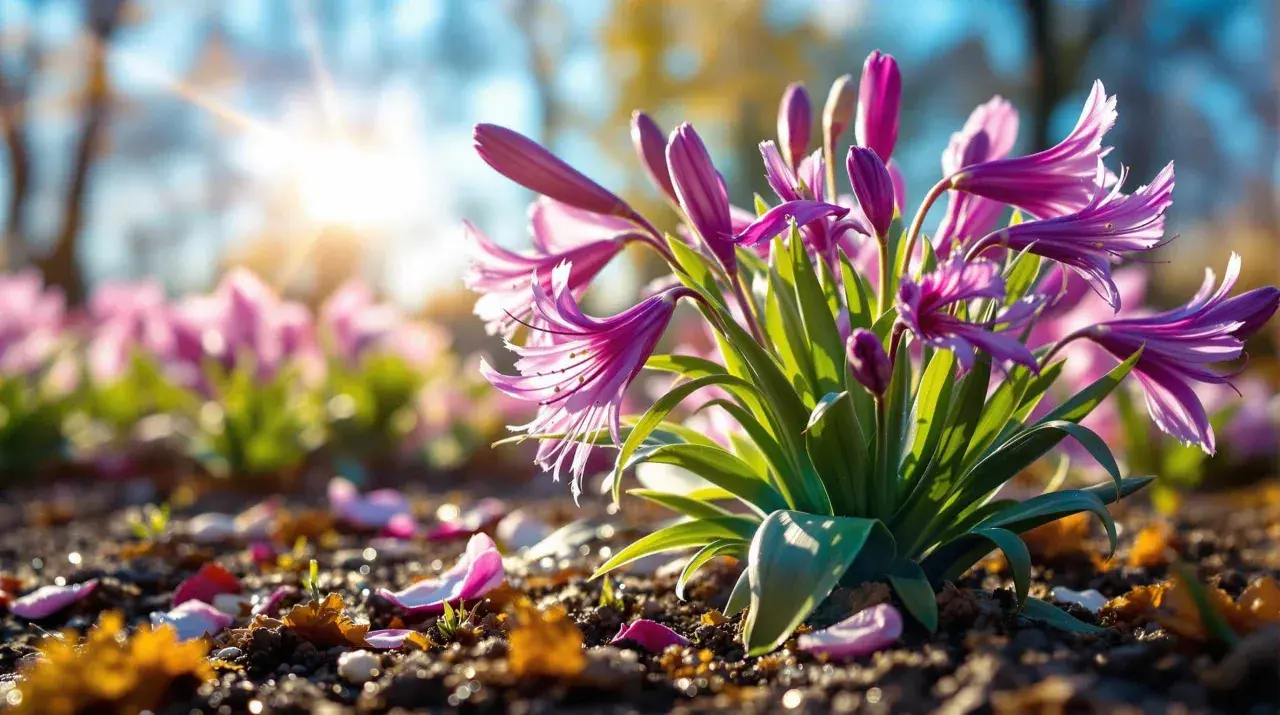 Agapanthe en pleine terre, ses fleurs mauves s'épanouissent sous le soleil. L'entretien est simple pour cette plante qui embellit le jardin.