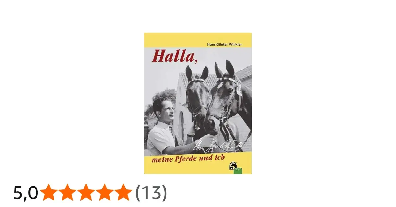Hans Günter Winkler mit seinen Pferden. Das Buch "Halla, meine Pferde und ich" thematisiert die Beziehung zu seinen Tieren, nicht die Todesursache eines Pferdes.