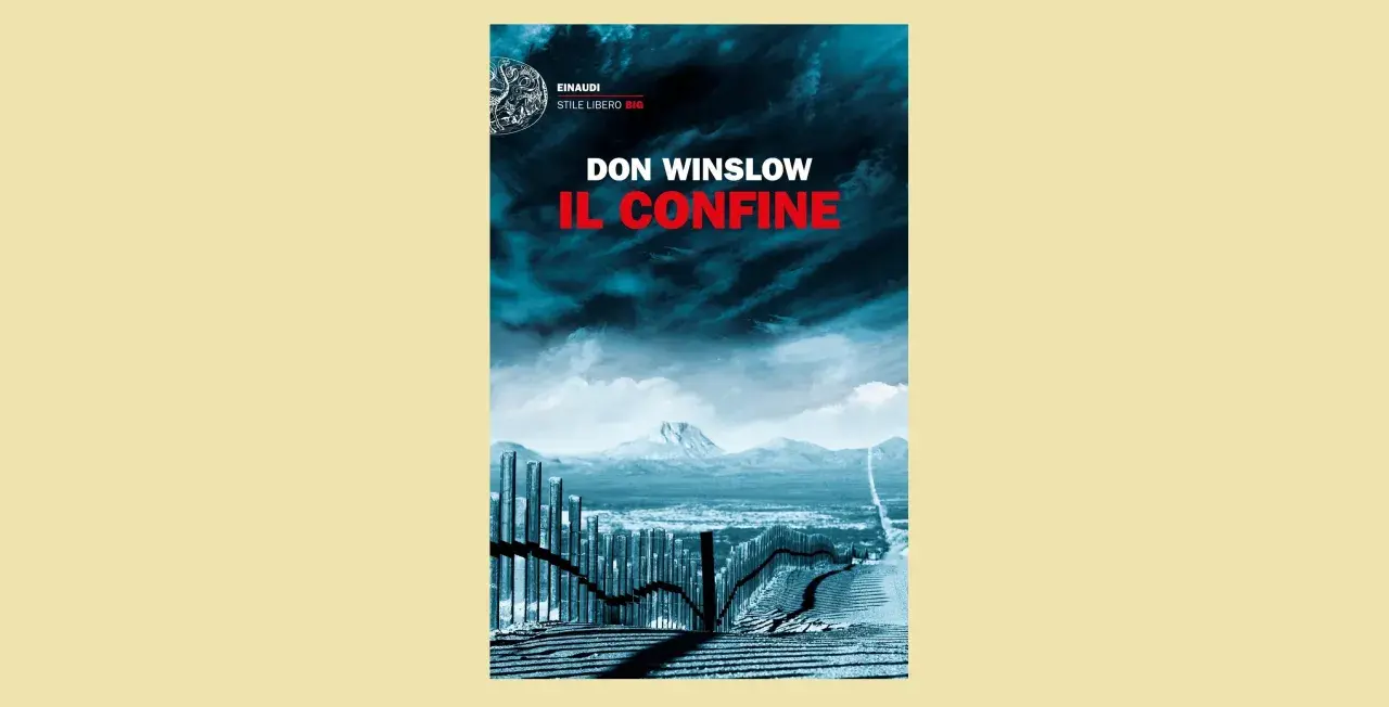 Copertina del libro "Il Confine" di Don Winslow, parte della sua serie di libri in ordine cronologico.