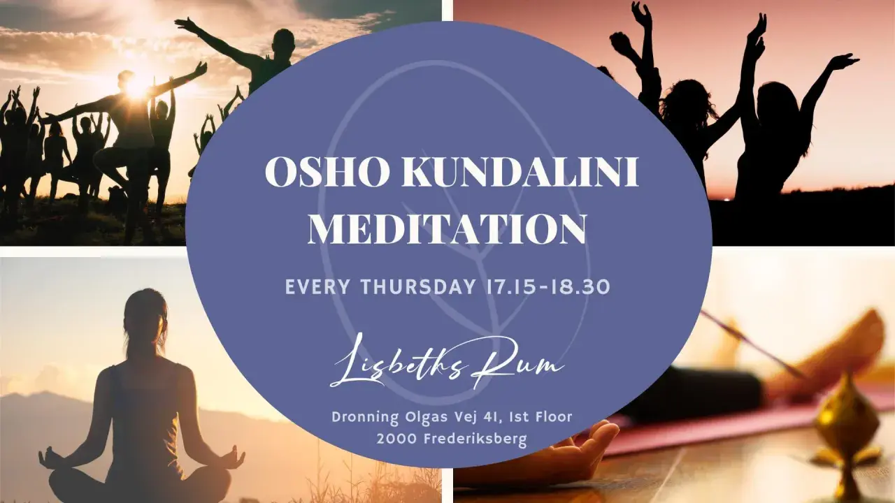 Osho Kundalini Meditation varje torsdag 17.15-18.30. Upplev frihet och energi.