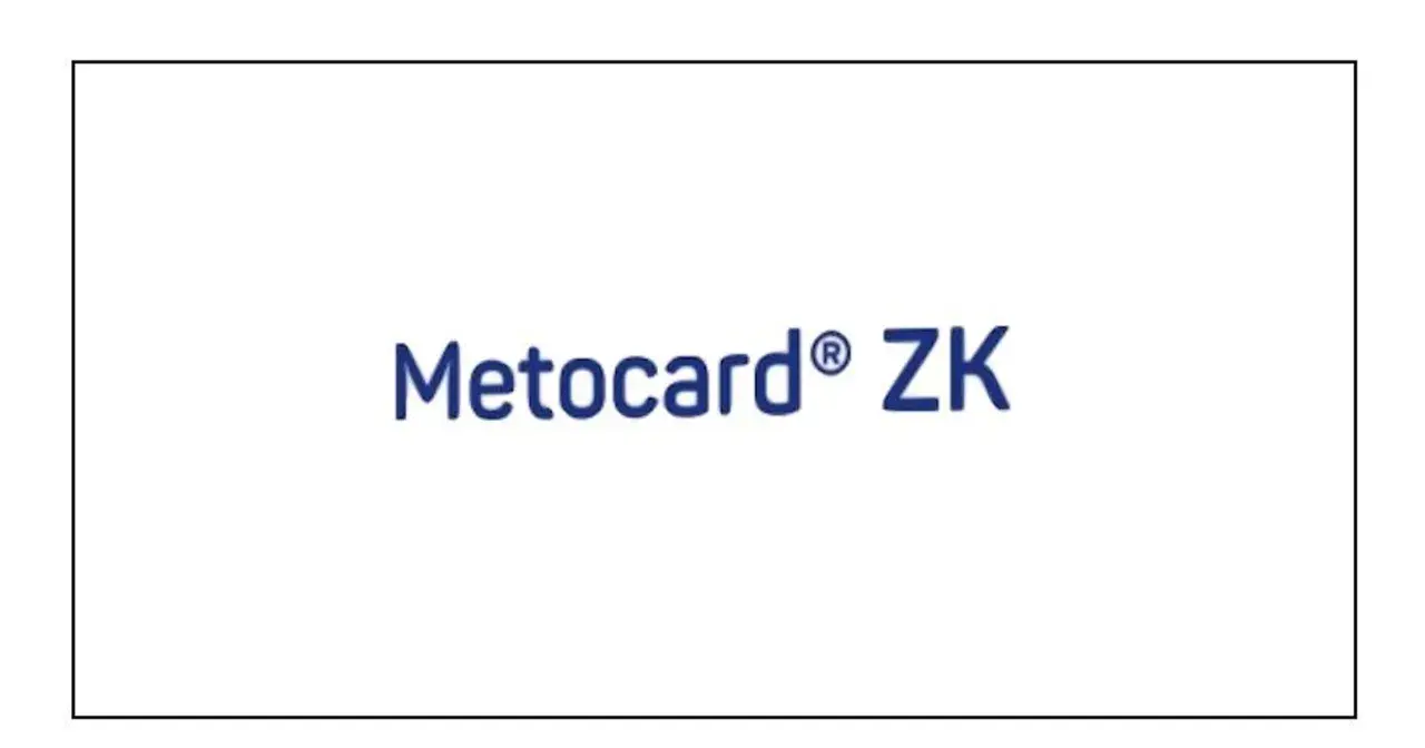 Logo Metocard ZK na białym tle.