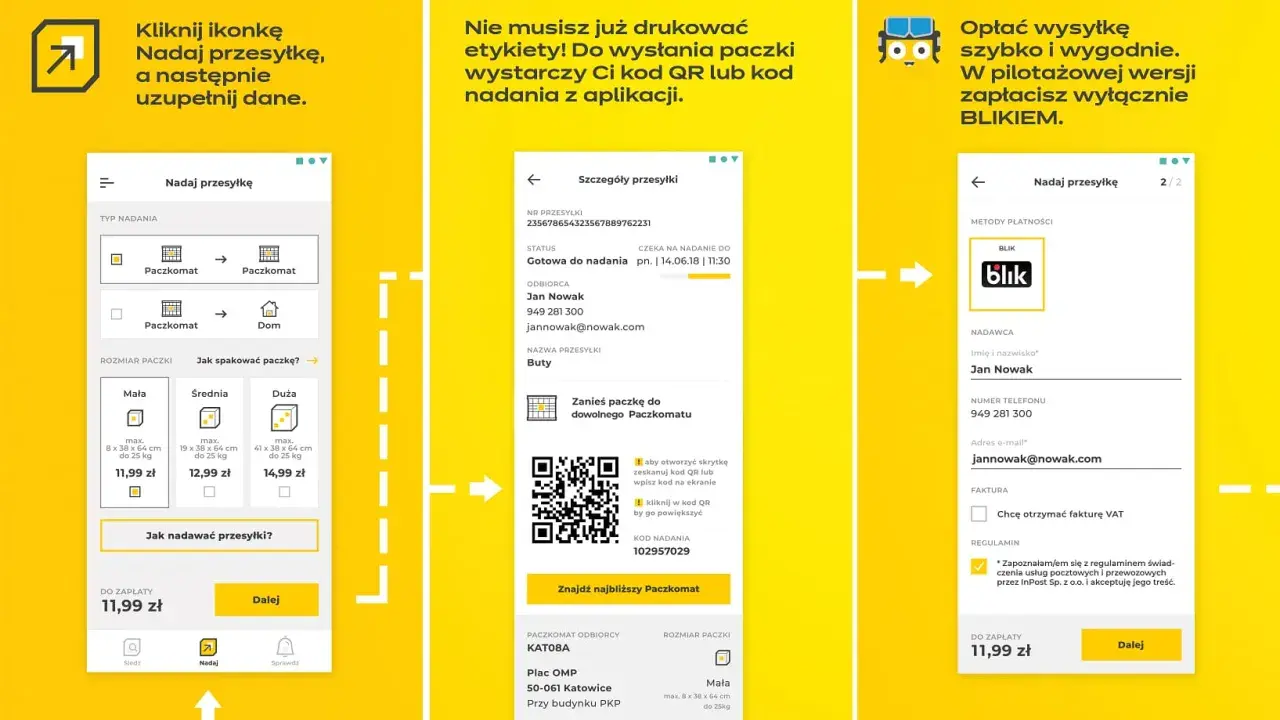 InPost: Jak nadać paczkę bez etykiety? Kod i QR krok po kroku