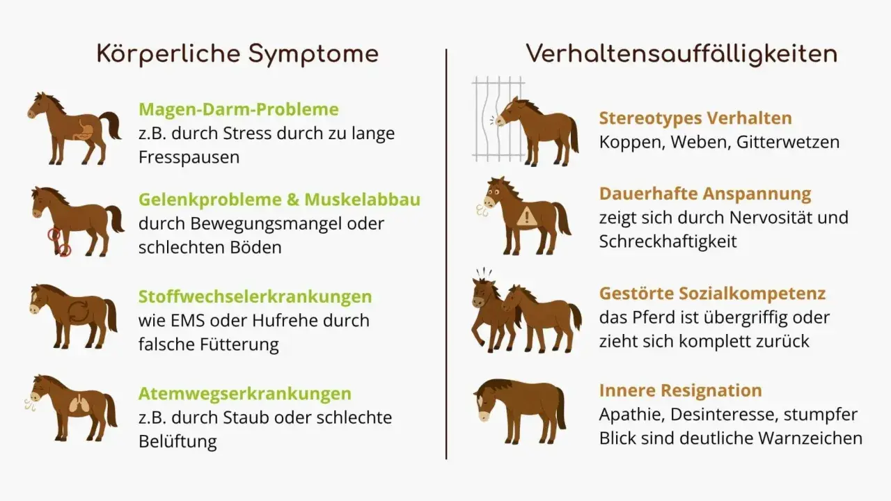 Stephanie Arndt: Ein Pferd mit Magen-Darm-Problemen, Gelenkproblemen, Stoffwechselerkrankungen oder Atemwegserkrankungen kann auch Verhaltensauffälligkeiten zeigen.