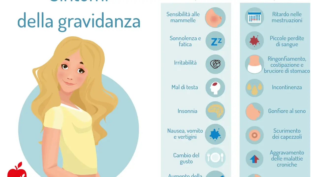 Sintomi della gravidanza: quando compare la nausea, con elenco di segnali precoci e ritardati, tra cui sensibilità al seno e ritardo mestruale.