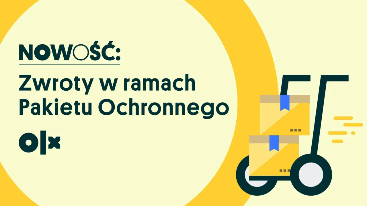 Nowość: Zwroty w ramach Pakietu Ochronnego OLX. Czy jak nie odbiorę paczki to dostanę zwrot pieniędzy? Tak, dzięki tej opcji.