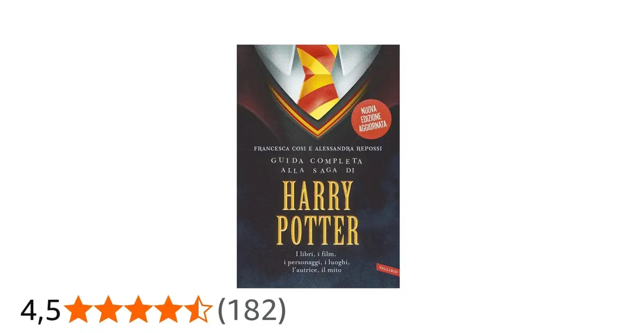 Guida completa alla saga di Harry Potter, con dettagli su libri, film, personaggi, luoghi e l'autrice. Nuova edizione aggiornata.