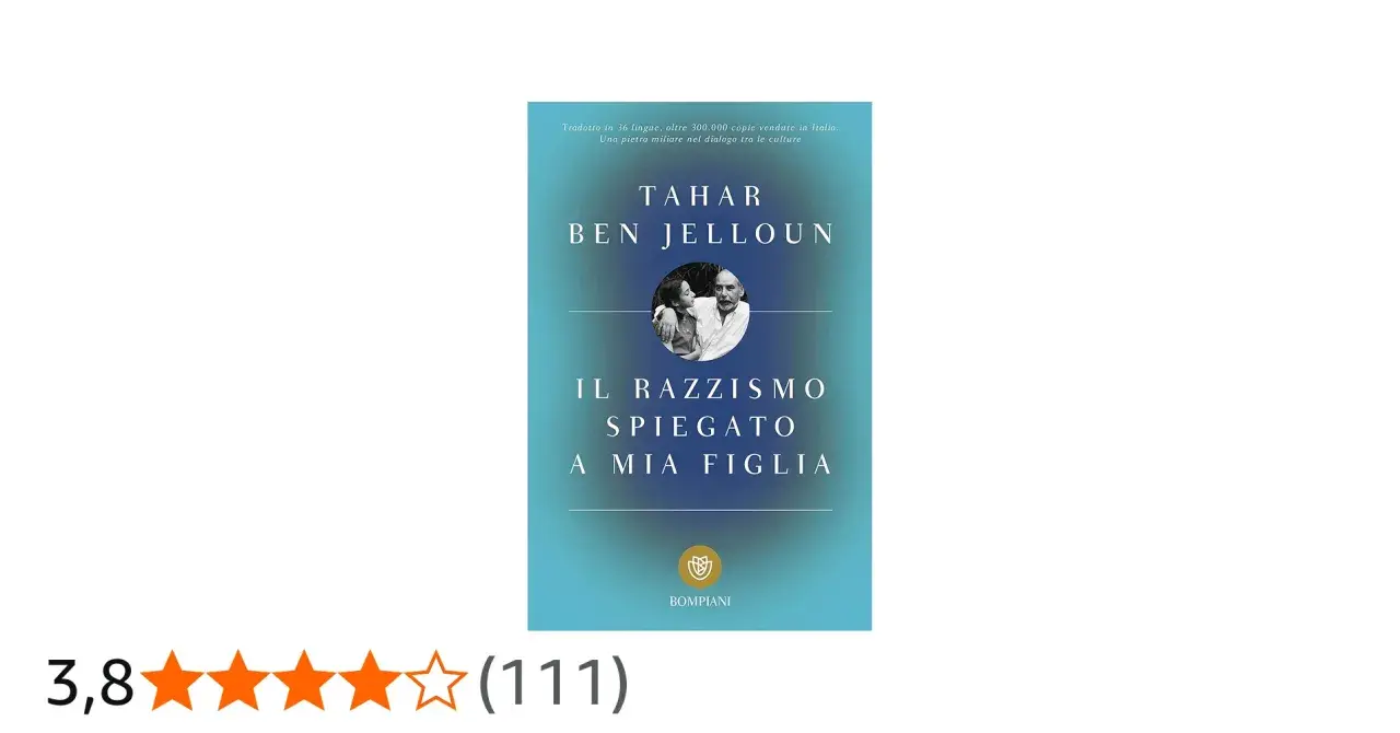 Copertina del libro "Il razzismo spiegato a mia figlia" di Tahar Ben Jelloun, un'opera fondamentale per comprendere il razzismo.