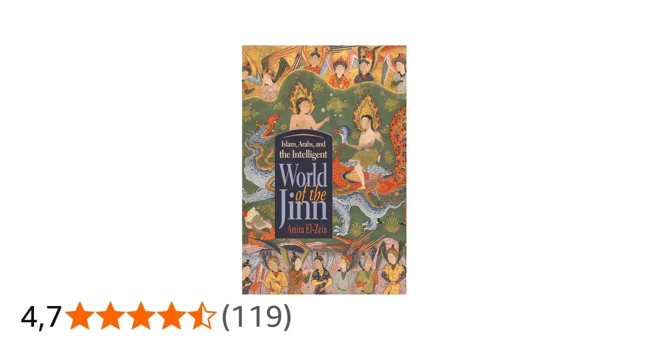 Buchcover "World of the Jinn" von Amira El-Zein, das Wesen aus dem Islam und ihre Welt darstellt.