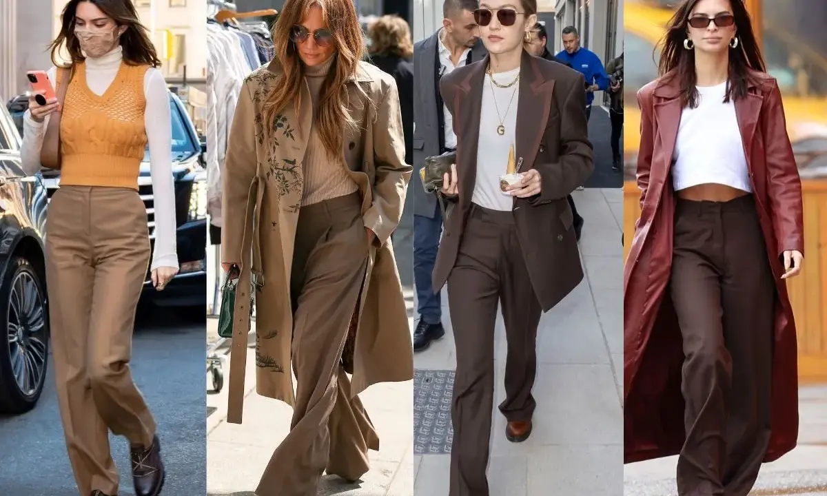 Stylizacje z brązowymi spodniami: od mokasynów po eleganckie botki. Inspiracje na jakie buty do brązowych spodni.