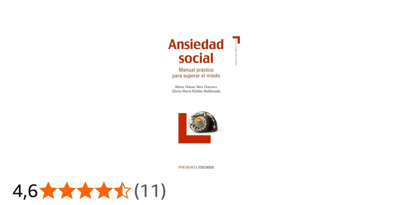 Manual "Ansiedad social: Manual práctico para superar el miedo". Explica qué es la ansiedad social y cómo afrontarla.