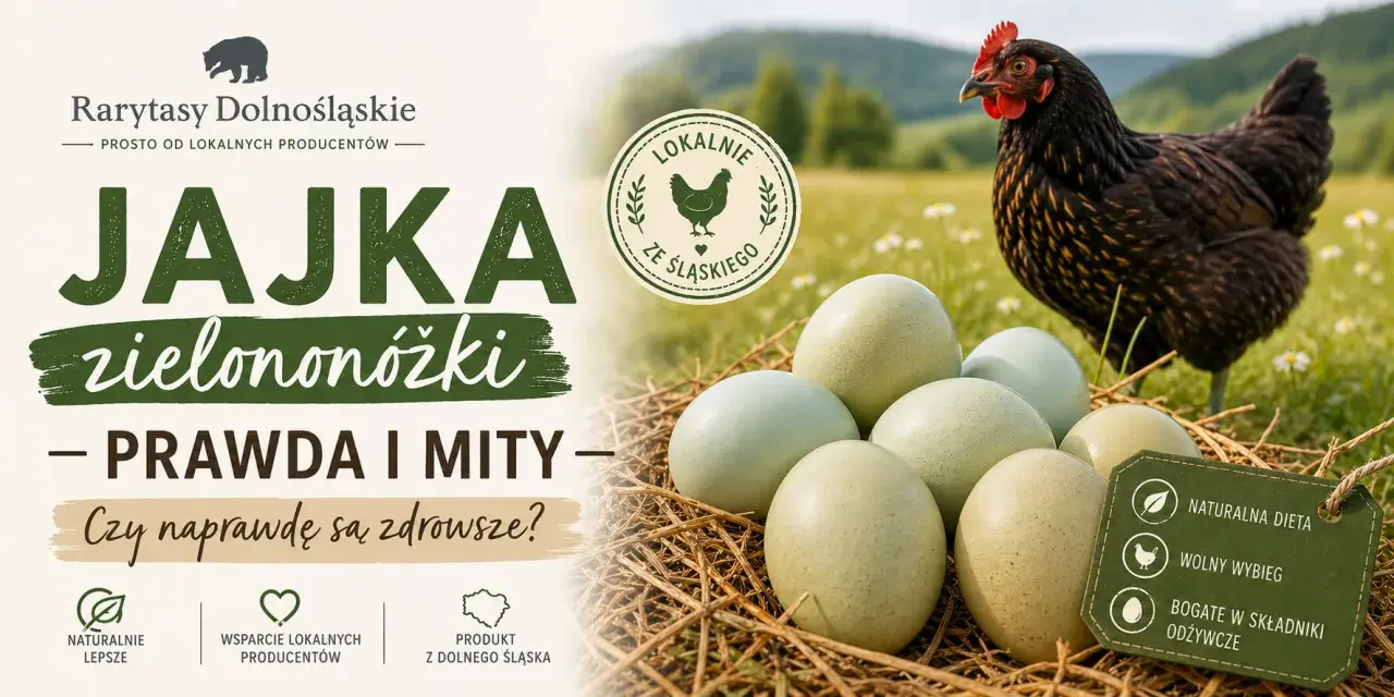 Jajka zielononóżki – prawda i mity. Czy są zdrowsze? Poznaj sekrety tych wyjątkowych jajek od lokalnych producentów.