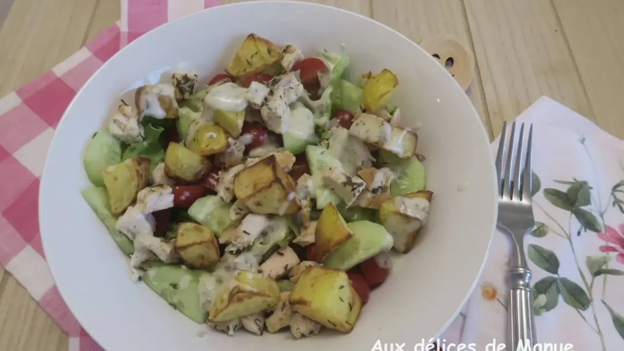 Salade de pommes de terre au poulet : l'astuce pour qu'elle ne soit jamais sèche !