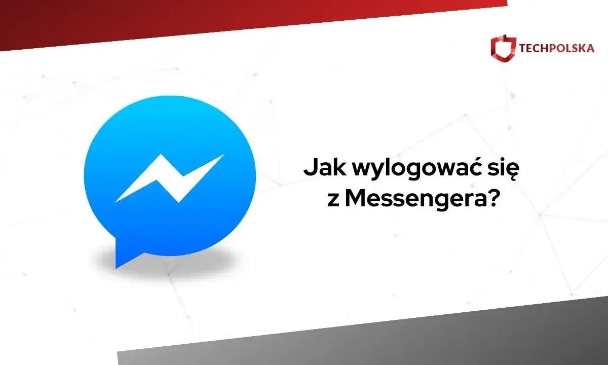Ikona Messengera i tekst "Jak wylogować się z Messengera?". Dowiedz się, jak bezpiecznie zakończyć sesję na Androidzie.