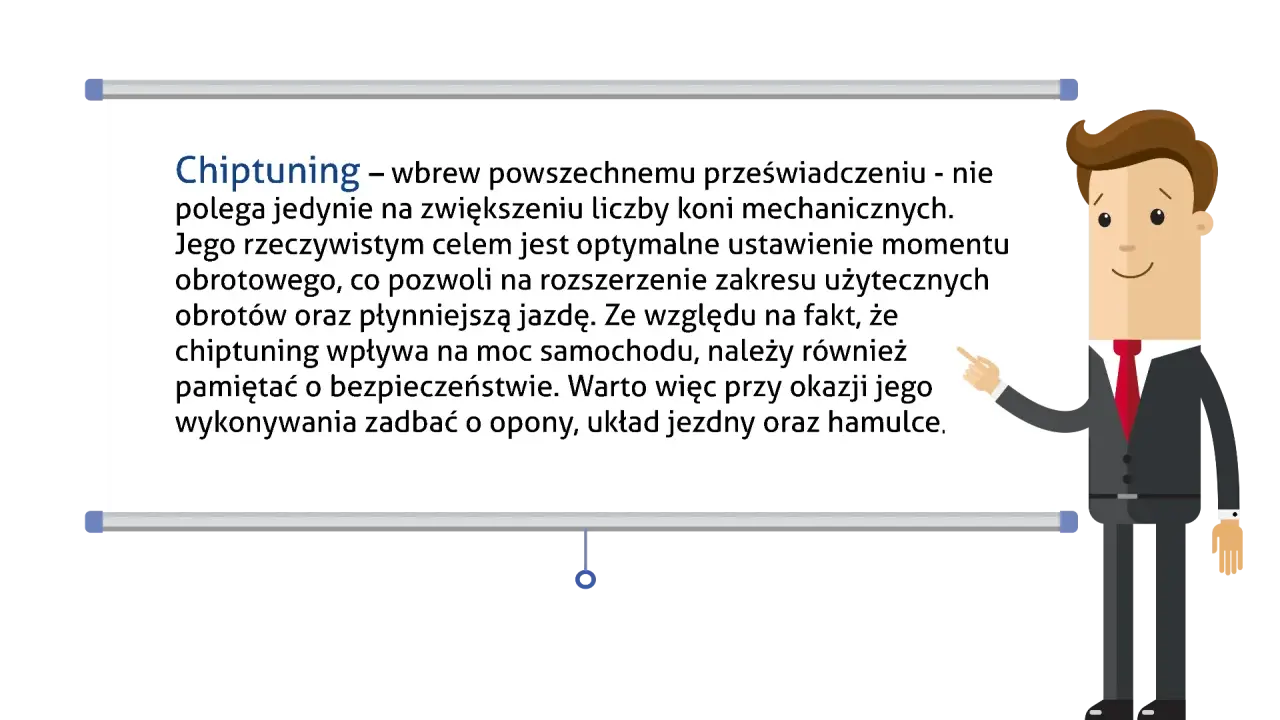 Chiptuning optymalizuje moment obrotowy, wpływając na moc. Czy jest bezpieczny? Tak, jeśli zadbasz o opony, hamulce i układ jezdny.