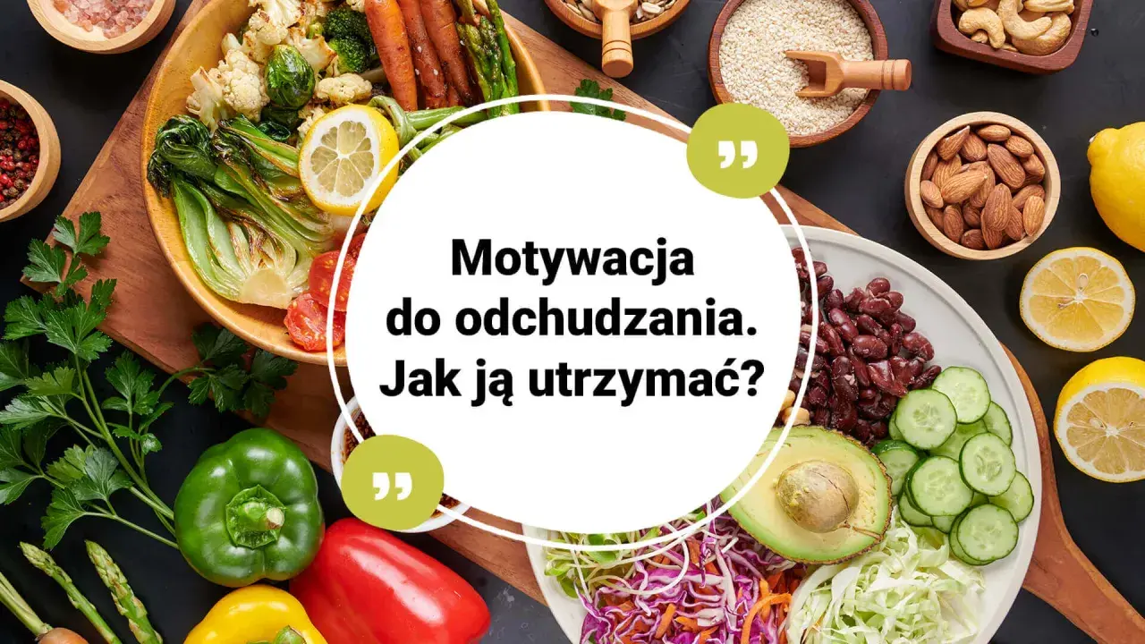 Zdrowe jedzenie i motywacja do odchudzania. Jak utrzymać zapał? Na talerzu warzywa, fasola, orzechy i cytryny.