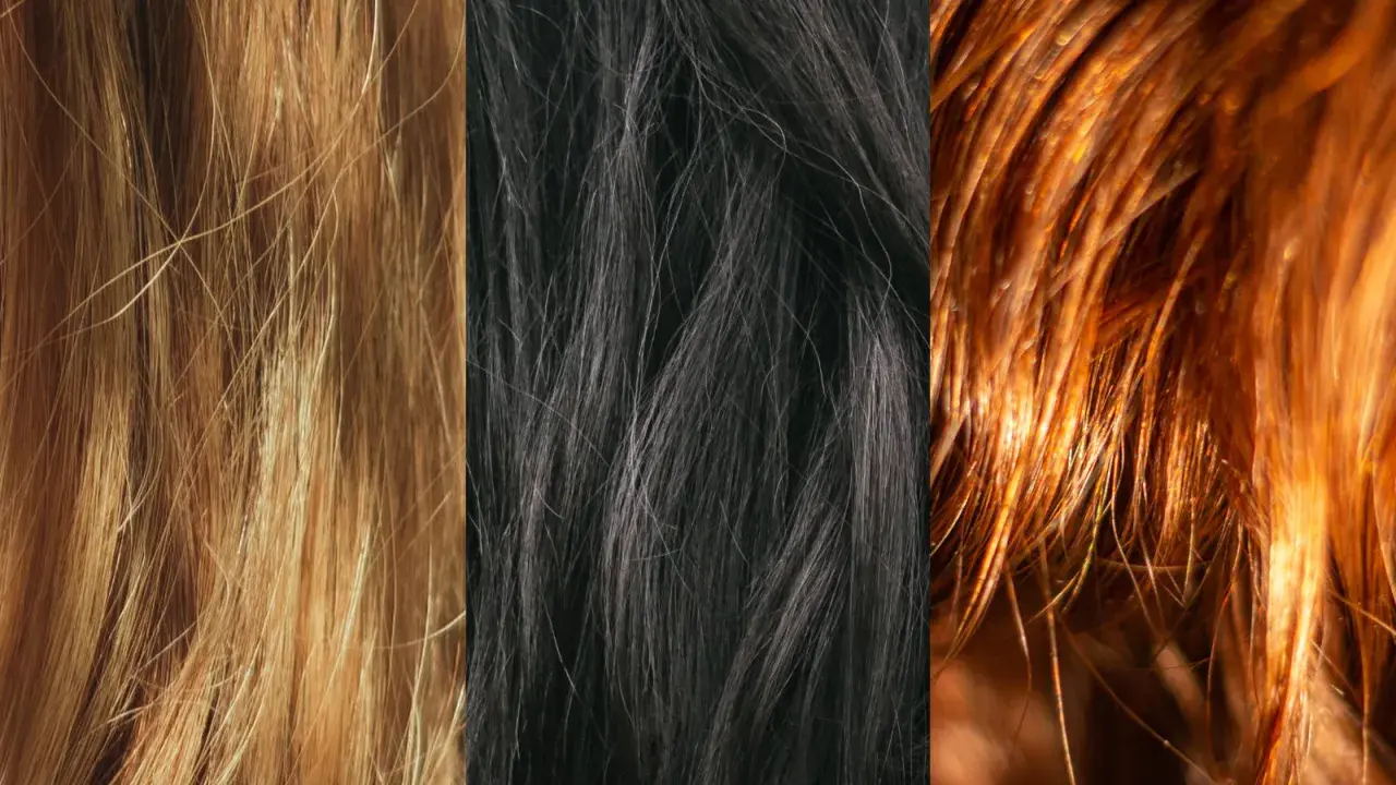 Tre tonalità di capelli: biondo dorato, castano scuro e rosso ramato. Ideali per occhi verdi e carnagione chiara.