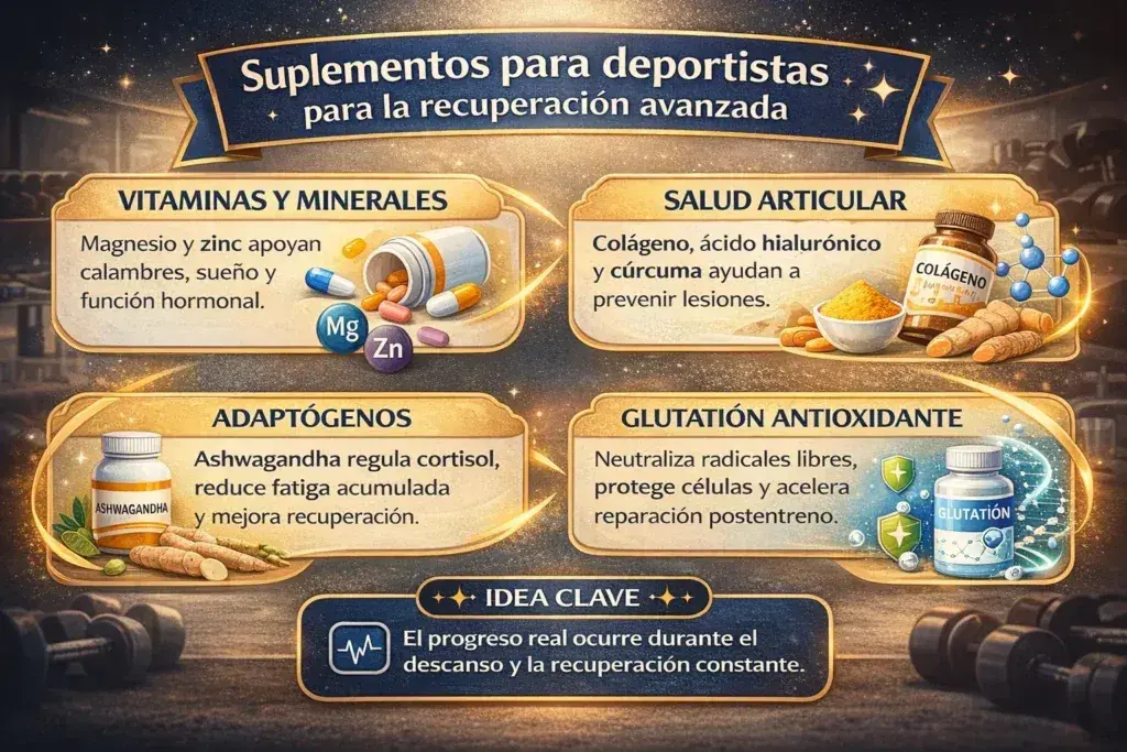 Guía de vitaminas y minerales para deportistas: rinde al máximo