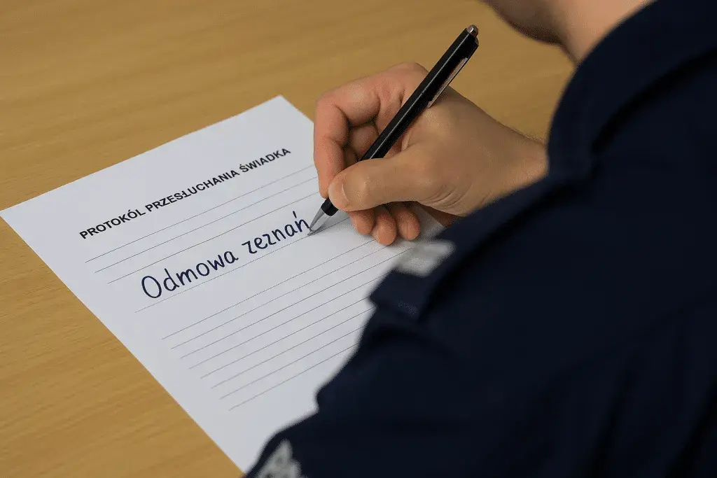 Kiedy możesz odmówić zeznań na policji? Prawa i konsekwencje