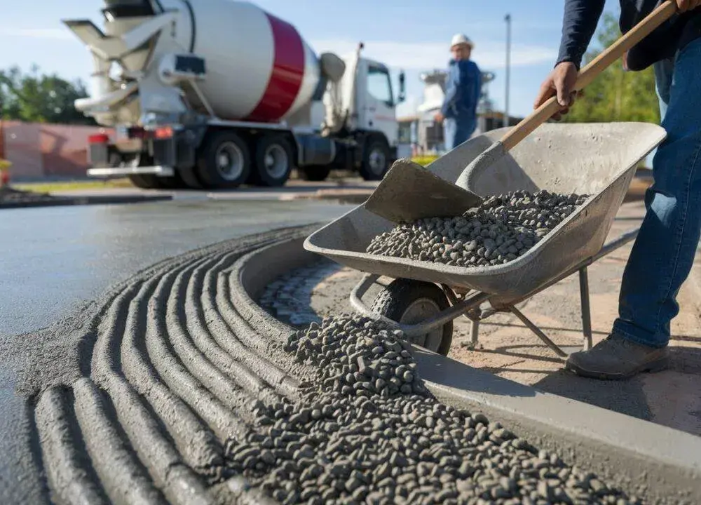 Suchy beton pod krawężniki: krok po kroku do trwałego montażu!