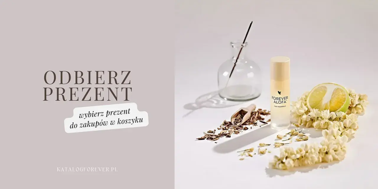 Odbierz prezent! Wybierz swój zapach, który będzie towarzyszył Ci forever daily. Flakonik perfum Forever Alofa, jaśmin i cytrusy.