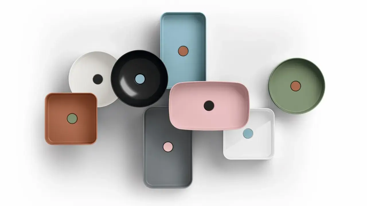 Lavabi di design in varie forme e colori. Valutare i lapitec pro e contro per scegliere il materiale ideale.