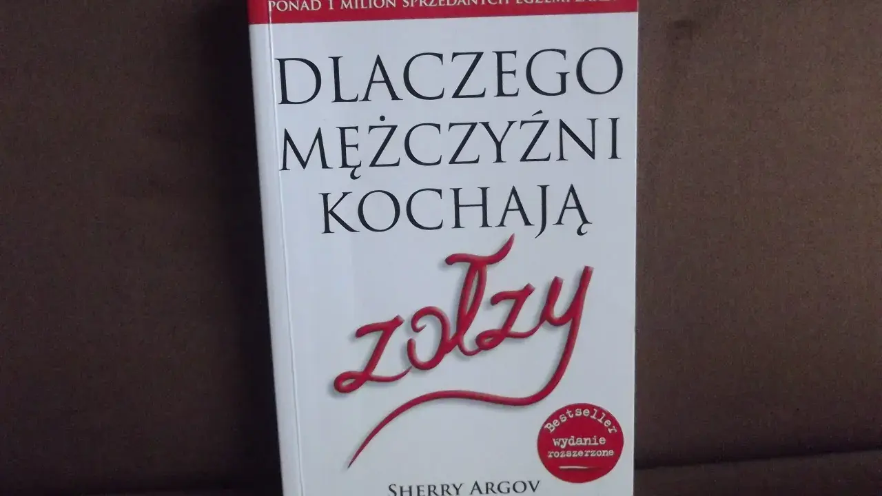Okładka książki "Dlaczego mężczyźni kochają zołzy" Sherry Argov. Światowy bestseller, ponad milion sprzedanych egzemplarzy.