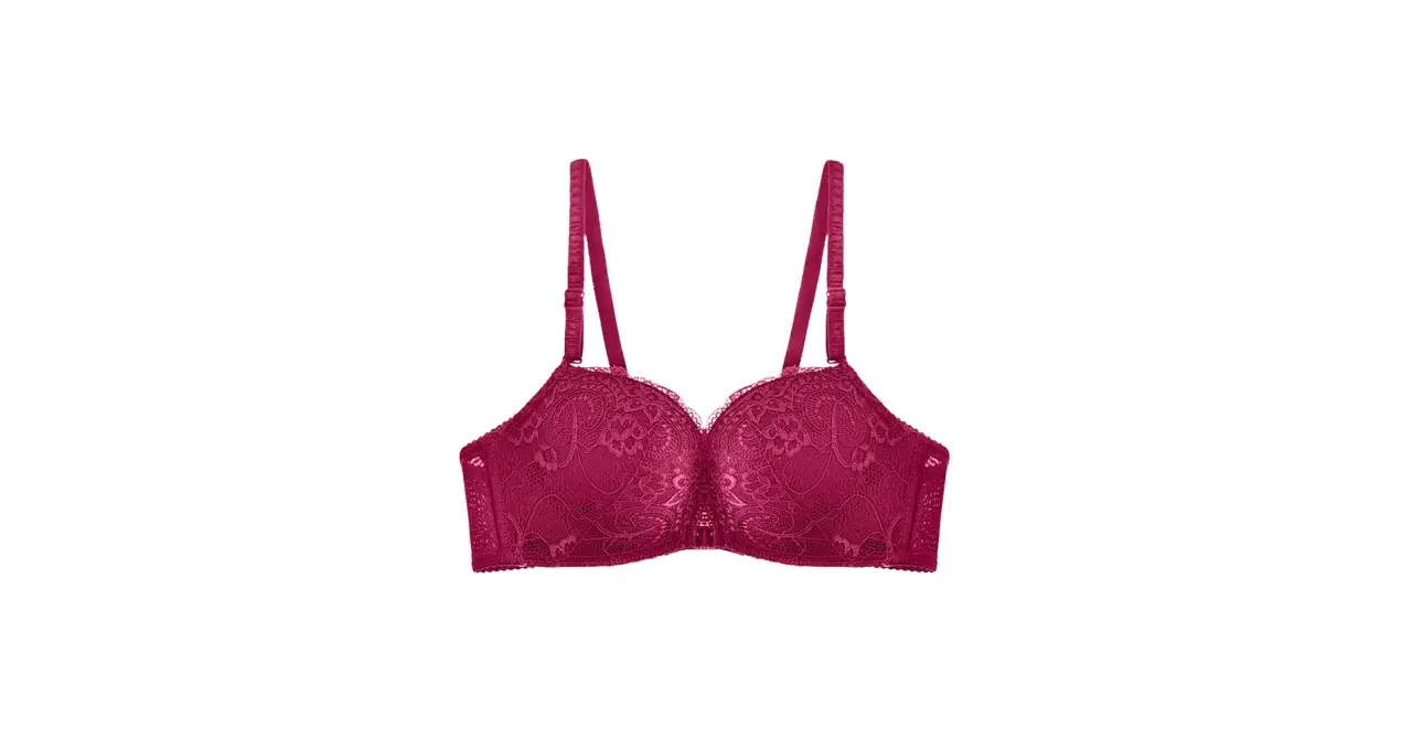 Reggiseno bordeaux in pizzo, un capo che definisce il bralette significato: eleganza e comfort.