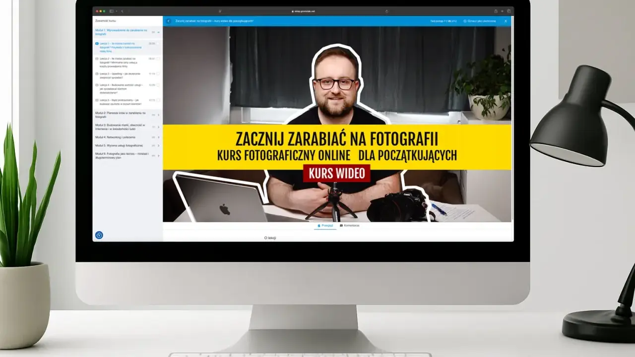 Profesjonalny kurs fotografii online dla początkujących. Zobacz, jak zacząć zarabiać na swojej pasji.